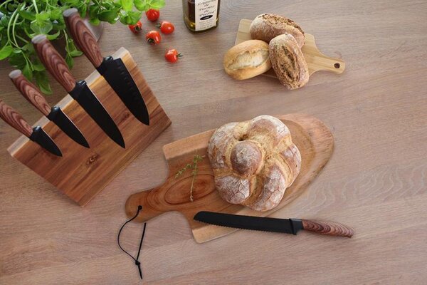 Provence Drevená doska na krájanie Provence agát 40 x 16 cm