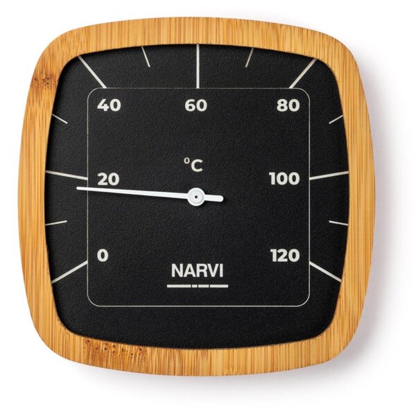 Narvi Black teplomer do sauny čierny