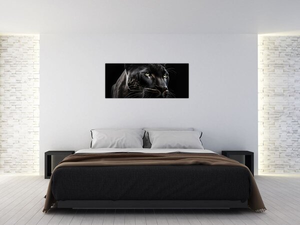 Obraz - Čierny panter (120x50 cm)