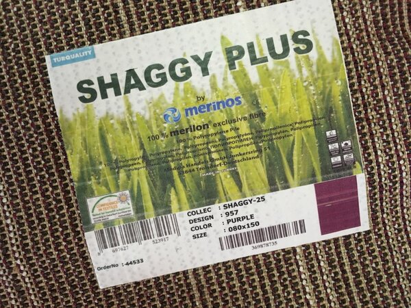 Medipa (Merinos) , Kusový Koberec Shaggy Plus Purple 957, 160x230, fialová, obývacia izba