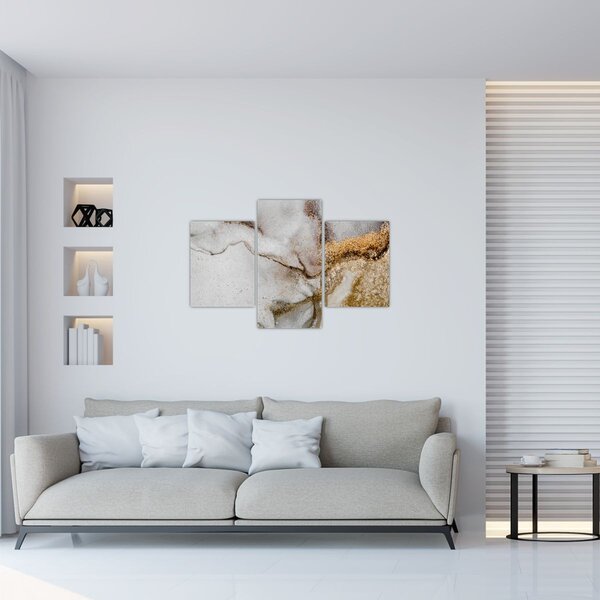 Obraz - Mramorový atrament (90x60 cm)