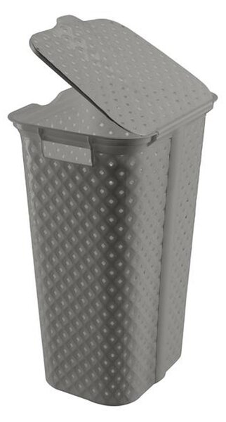 Plastový kôš na špinavú bielizeň HEIDRUN Diamond 50l