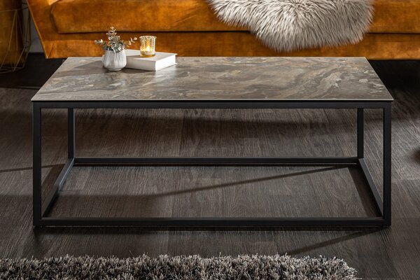 Keramický konferenčný stolík Sloane 100 cm taupe mramor