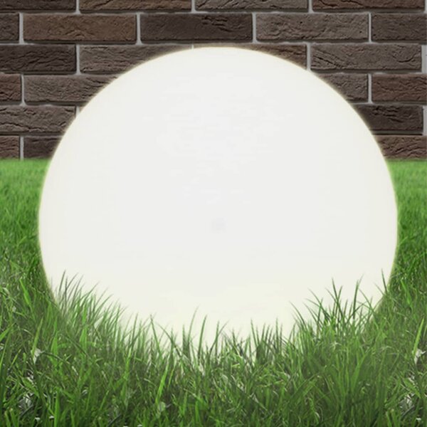 LED lampa v tvare gule 50 cm PMMA