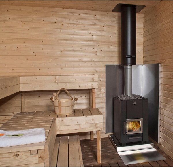 Narvi komínový set Kota Steel Flue 15 Black