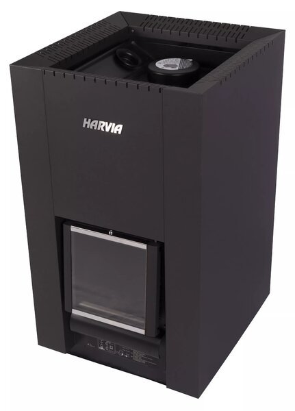 Harvia saunové kachle na drevo Linear 22 black