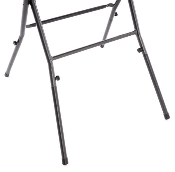 Záhradný barový stolík okrúhly - ratanová optika 110 cm - hnedý