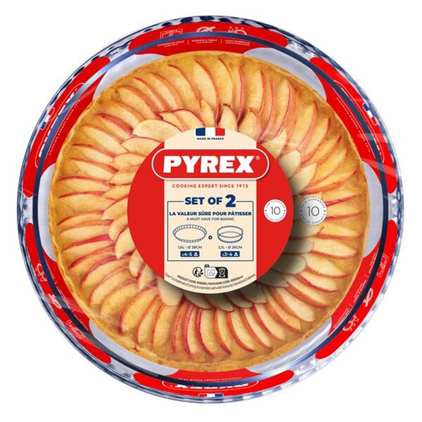 Sada sklenených foriem PYREX 26cm a 28cm