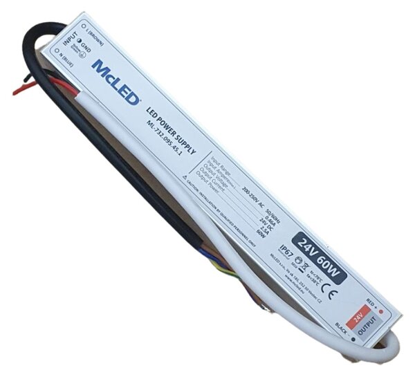 McLED RGB LED zostava do sauny 3 m – 24 V / 45 W