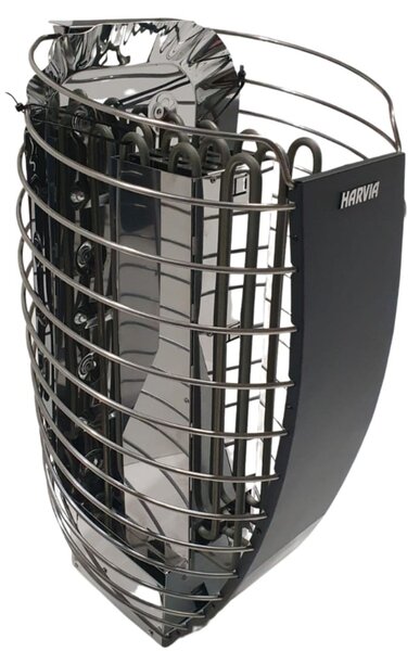 Harvia saunová pec elektrická Spirit SP60E 6,0 kW čierna black