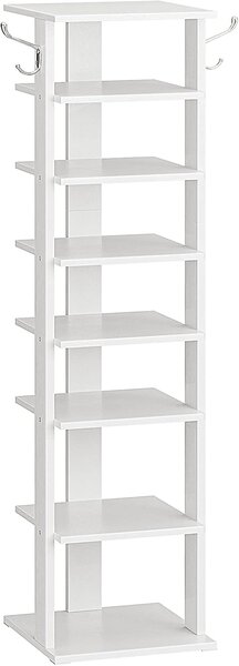 Úzky botník Vasagle Kloudy 28 cm biely