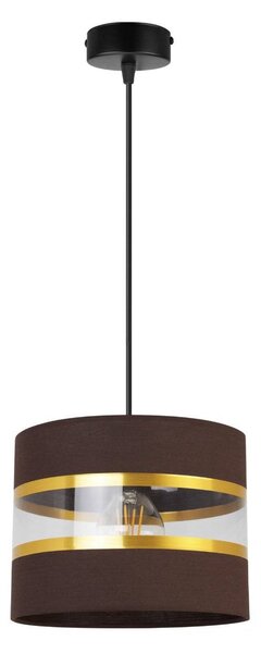 Závesné svietidlo Elegance, 1x textilné tienidlo (výber zo 6 farieb), (výber z 2 farieb konštrukcie), g