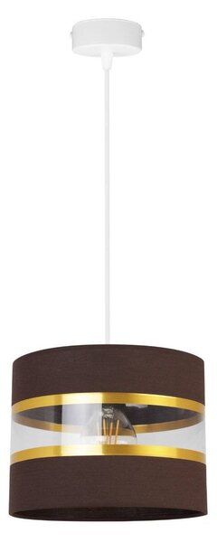Závesné svietidlo Elegance, 1x textilné tienidlo (výber zo 6 farieb), (výber z 2 farieb konštrukcie), g