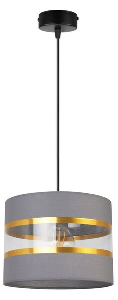 Závesné svietidlo Elegance, 1x textilné tienidlo (výber zo 6 farieb), (výber z 2 farieb konštrukcie), g
