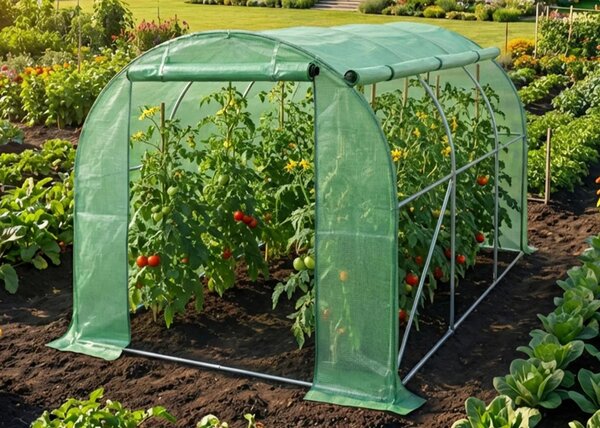 Ak furniture Záhradný fóliovník BEDDIE 200x300x200 cm zelený