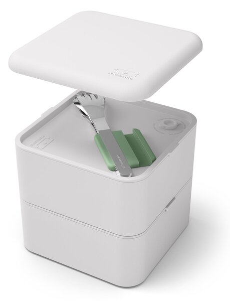 Nerezová sada príborov Monbento Slim Box Green Natural