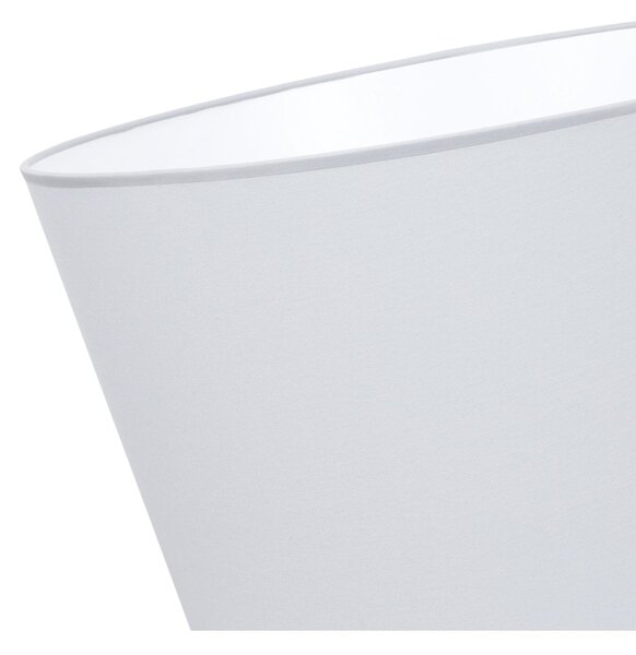 Závesné svietidlo Gaja, 1x svetlosivé textilné tienidlo, (fi 44cm), w