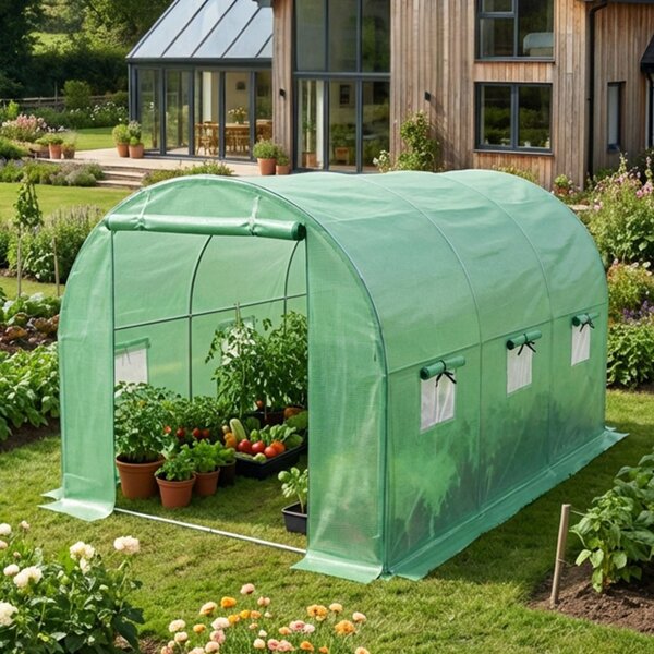Ak furniture Záhradný fóliovník BEDDIE I 200x300x200 cm zelený