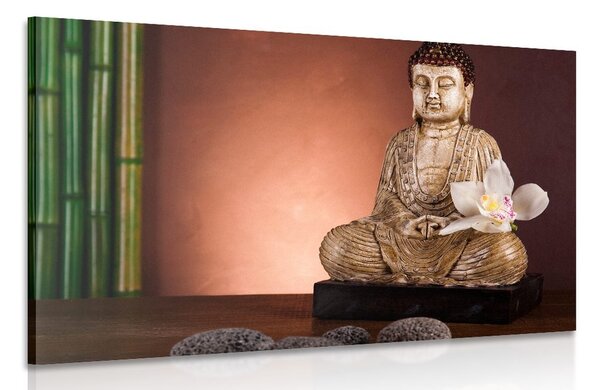 Obraz meditujúci Budha