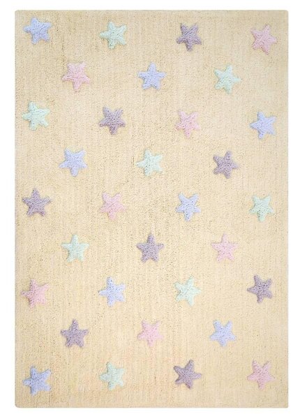 LORENA CANALS Tricolor Stars Vanilla - koberec