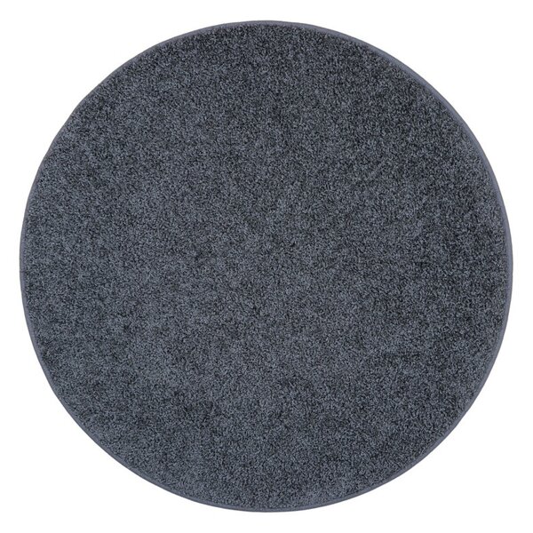 Vopi koberce Kusový koberec Color Shaggy sivý guľatý - 120x120 (priemer) kruh cm