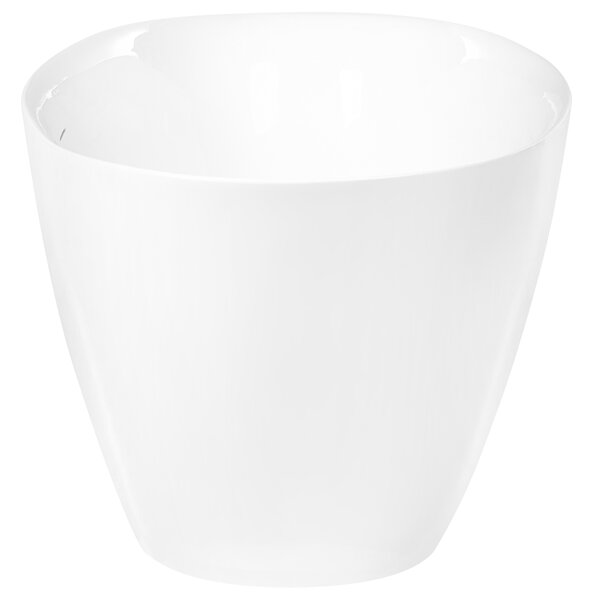 Voľne stojaca vaňa biela akrylátová 168 cm oválny tvar moderný minimalistický dizajn