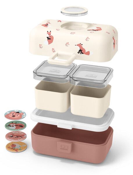 Desiatový box Monbento Tresor Cinnamon Fox 750 ml