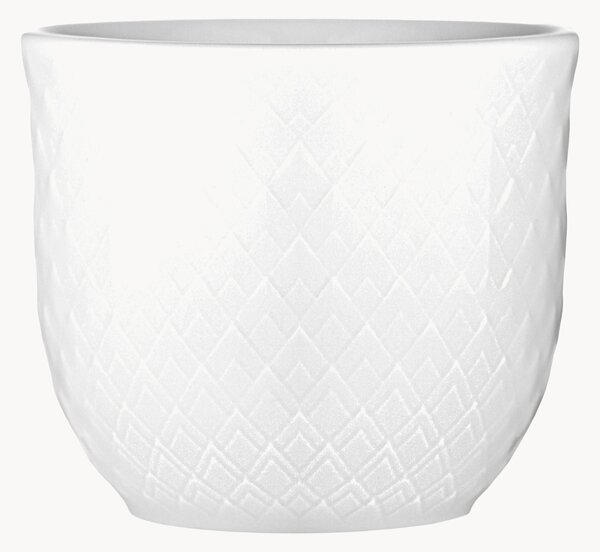 Porcelánový stojan na vajíčka so štruktúrovaným povrchom Rhombe, 2 ks