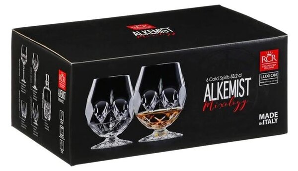 RCR ALKEMIST POHÁR NA LIEHOVINY 530ML SADA 6 KS