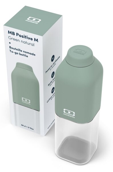 Fľaša Monbento Positive Green Natural 500 ml