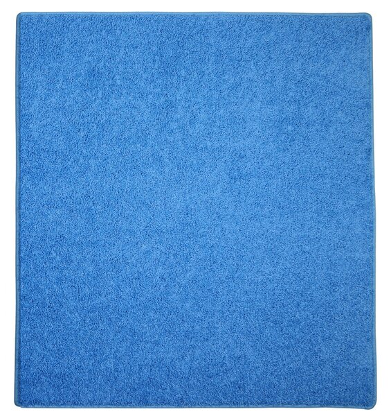 Vopi koberce Kusový koberec Color Shaggy modrý štvorec - 80x80 cm
