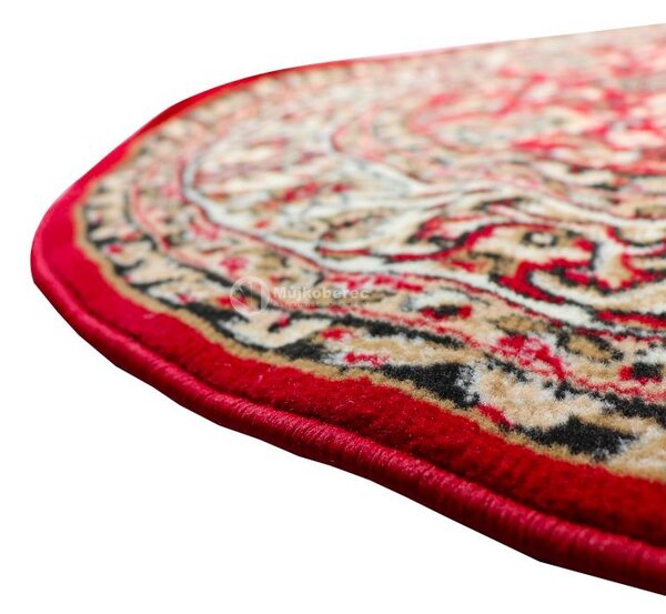 Sintelon , Kusový koberec Teheran Practica 59 / CVC ovál, 160x230, červená, chodba / predsieň