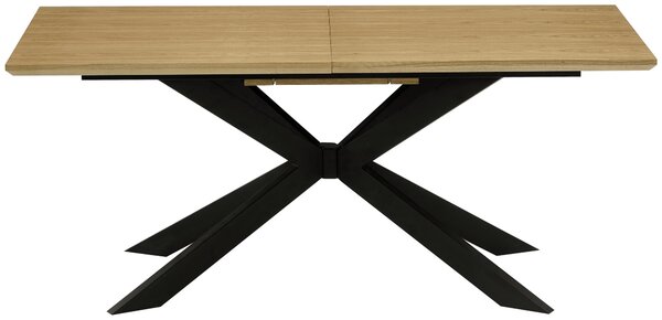 JEDÁLENSKÝ STÔL, čierna, farba duba, 180-230/90/76 cm P & B - Stoly, Online Only
