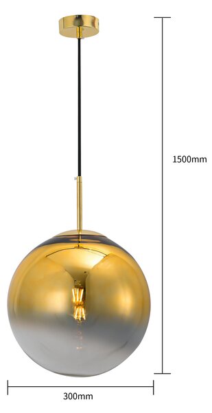 ZÁVESNÉ SVIETIDLO, 30/150/30 cm - Online Only bytové doplnky, Online Only