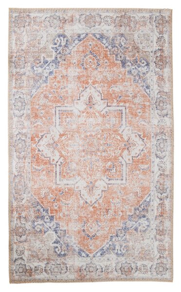 Dizajnový koberec Maile 300 x 200 cm oranžový / modrý