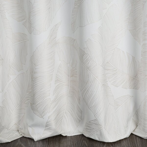 ZATEMŇOVACÍ ZÁVES NA KRÚŽKOCH LIMITED COLLECTION LUNA2 140X250 CM BIELA