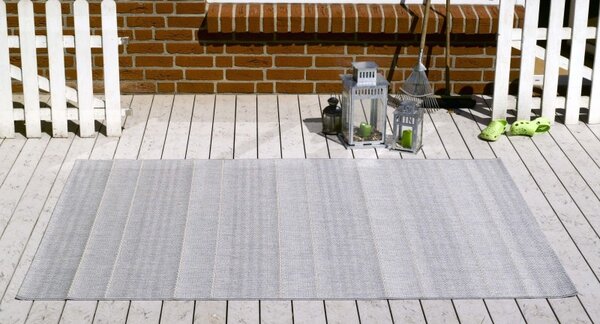 Hanse Home , Kusový koberec Sunshine 102027 Grau – na von aj na doma, 120x170, šedá, chodba / predsieň