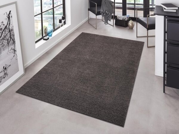 Hanse Home , Kusový koberec Pure 102661 Anthracite, 140x200, šedá, kancelária