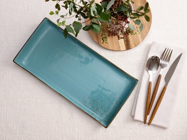 SADA SERVÍROVACÍCH TÁCOK kamenina keramika 2-dielne 16,5/33 cm Creatable - Jedálenské sety, Online Only