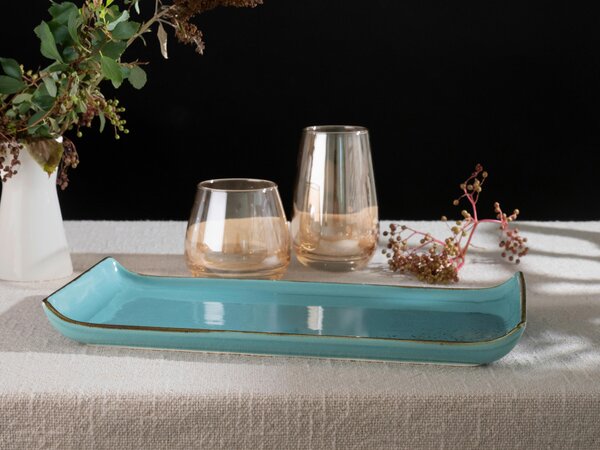 SADA SERVÍROVACÍCH TÁCOK kamenina keramika 2-dielne 16,5/33 cm Creatable - Jedálenské sety, Online Only