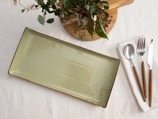 SADA SERVÍROVACÍCH TÁCOK kamenina keramika 2-dielne 16,5/33 cm Creatable - Jedálenské sety, Online Only