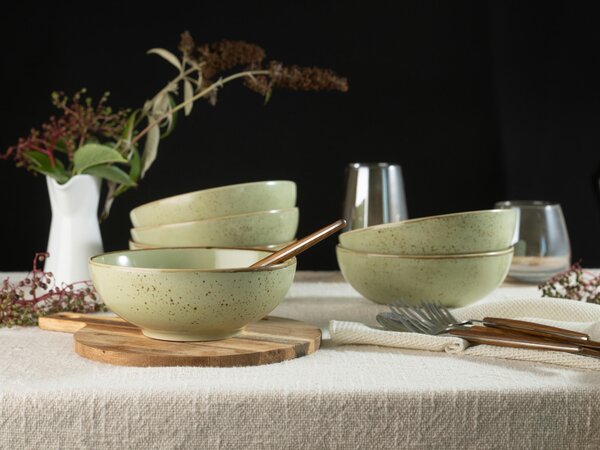 SADA MÍS kamenina keramika 6-dielne 16,5 cm Creatable - Misky & misy, Online Only