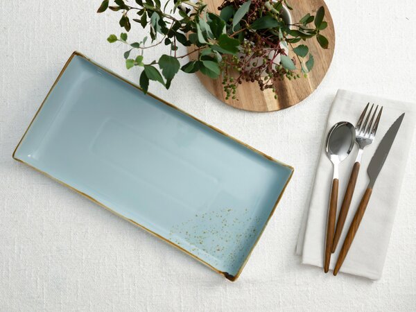 SADA SERVÍROVACÍCH TÁCOK kamenina keramika 2-dielne 16,5/33 cm Creatable - Jedálenské sety, Online Only