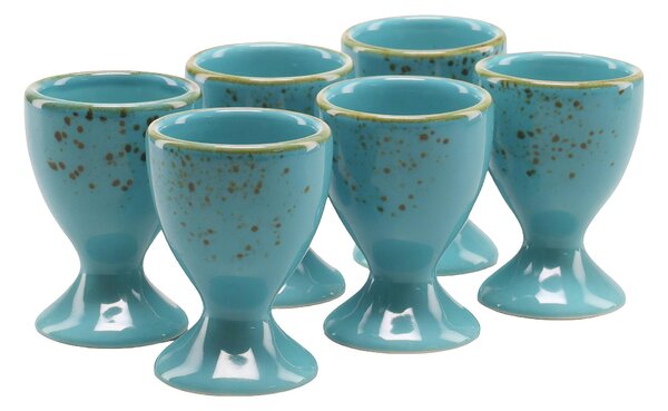 SADA KALÍŠKOV NA VAJÍČKA kamenina keramika 6-dielne 5,5 cm Creatable - Jedálenské sety, Online Only
