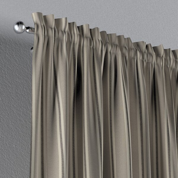 Záves s tunelom a volánom farba produktu béžová látka zapletaná, vzorované