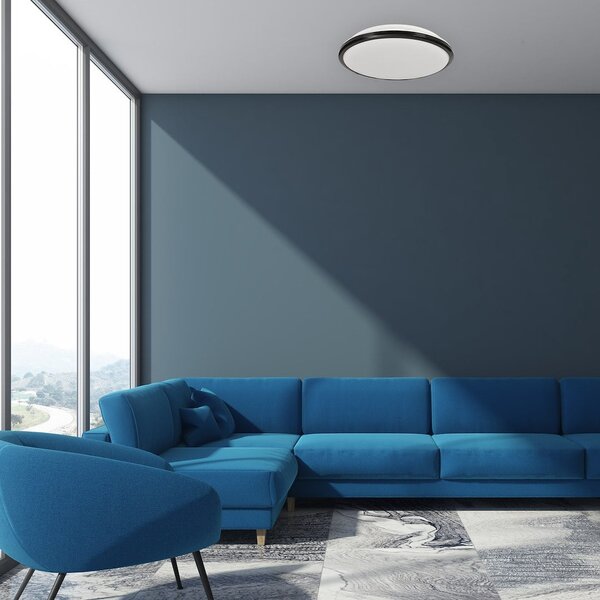 Stropné LED svietidlo Terma, 1x LED 18w, 4000k, b