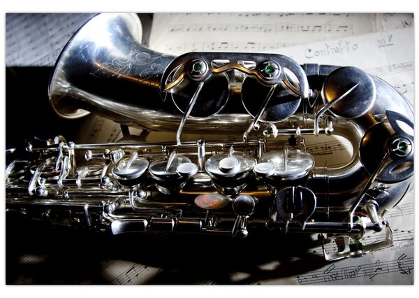 Obraz - Saxofón (90x60 cm)