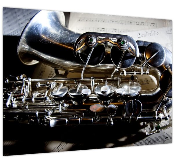 Obraz - Saxofón (70x50 cm)