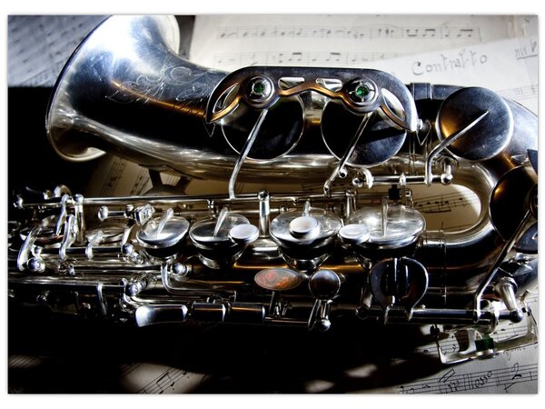 Obraz - Saxofón (70x50 cm)