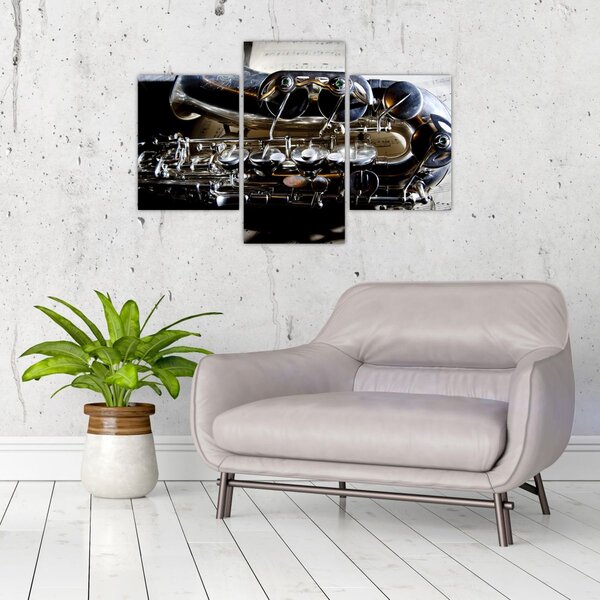 Obraz - Saxofón (90x60 cm)